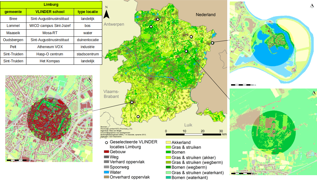 Overzicht locaties