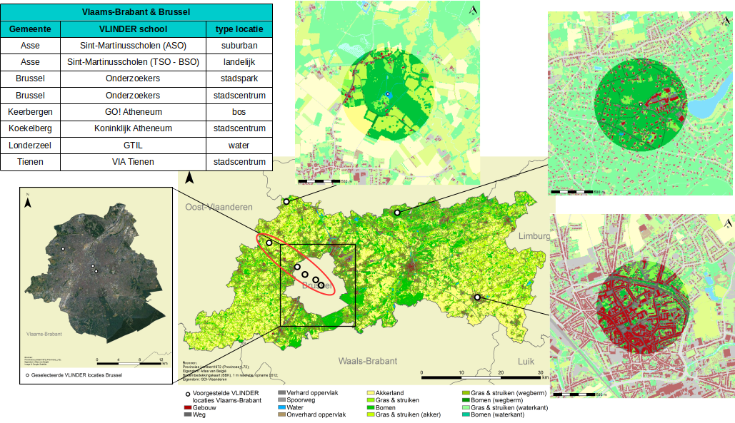 Overzicht locaties