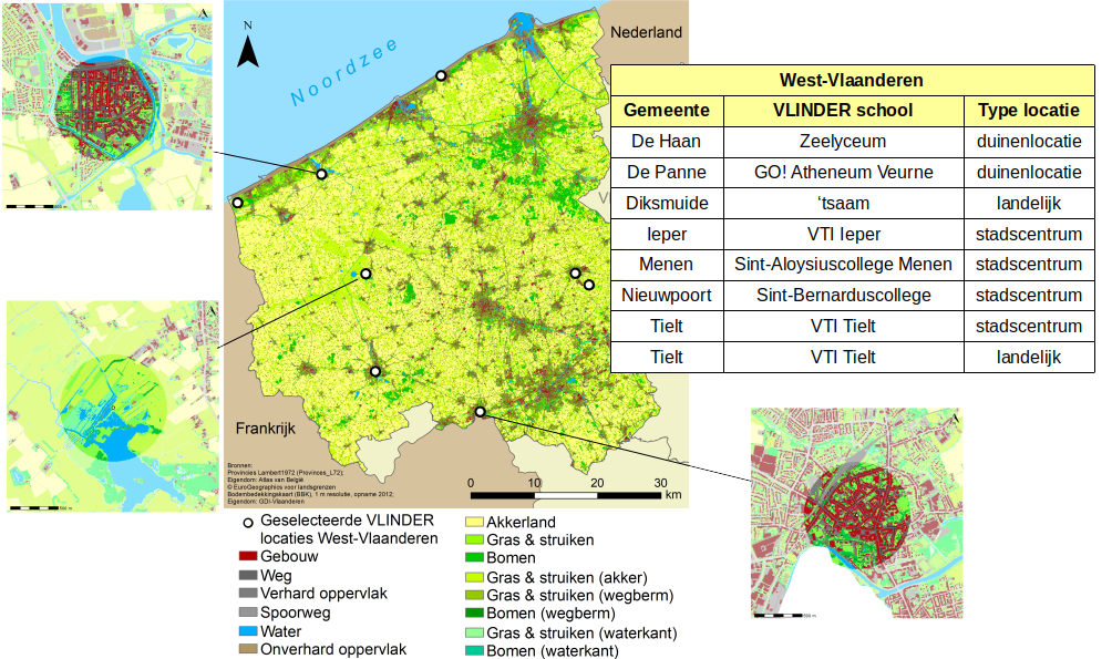 Overzicht locaties